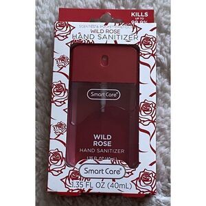 Smart Care Scented Hand Sanitizer Spray 1.35 Fl Oz Wild Rose Hydrating‎ NEW